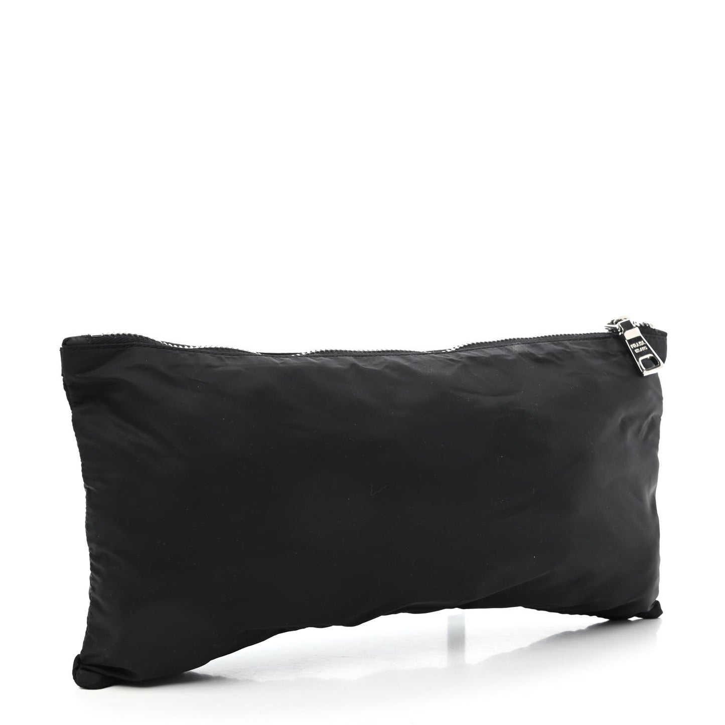 Tessuto Nylon Small Flat Pouch Black