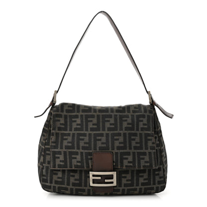 Fendi Zucca Big Forever Mama Baguette Tobacco 1 of 11