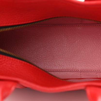 Marc Jacobs Grained Calfskin Small The Tote Bag Red 5 of 10