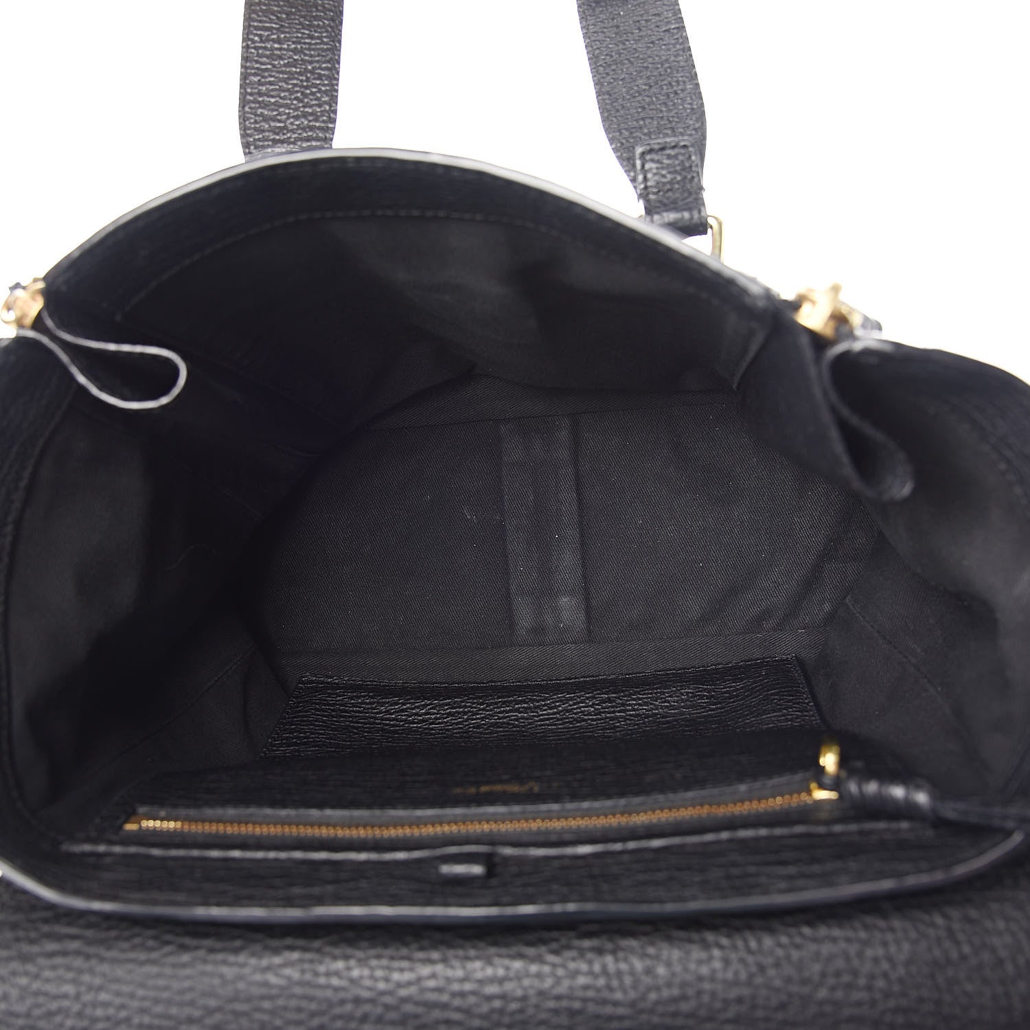 3.1 Phillip Lim 3.1 Textured Calfskin Medium Pashli Satchel Black 5 of 15