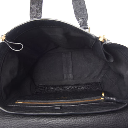 3.1 Phillip Lim 3.1 Textured Calfskin Medium Pashli Satchel Black 5 of 15