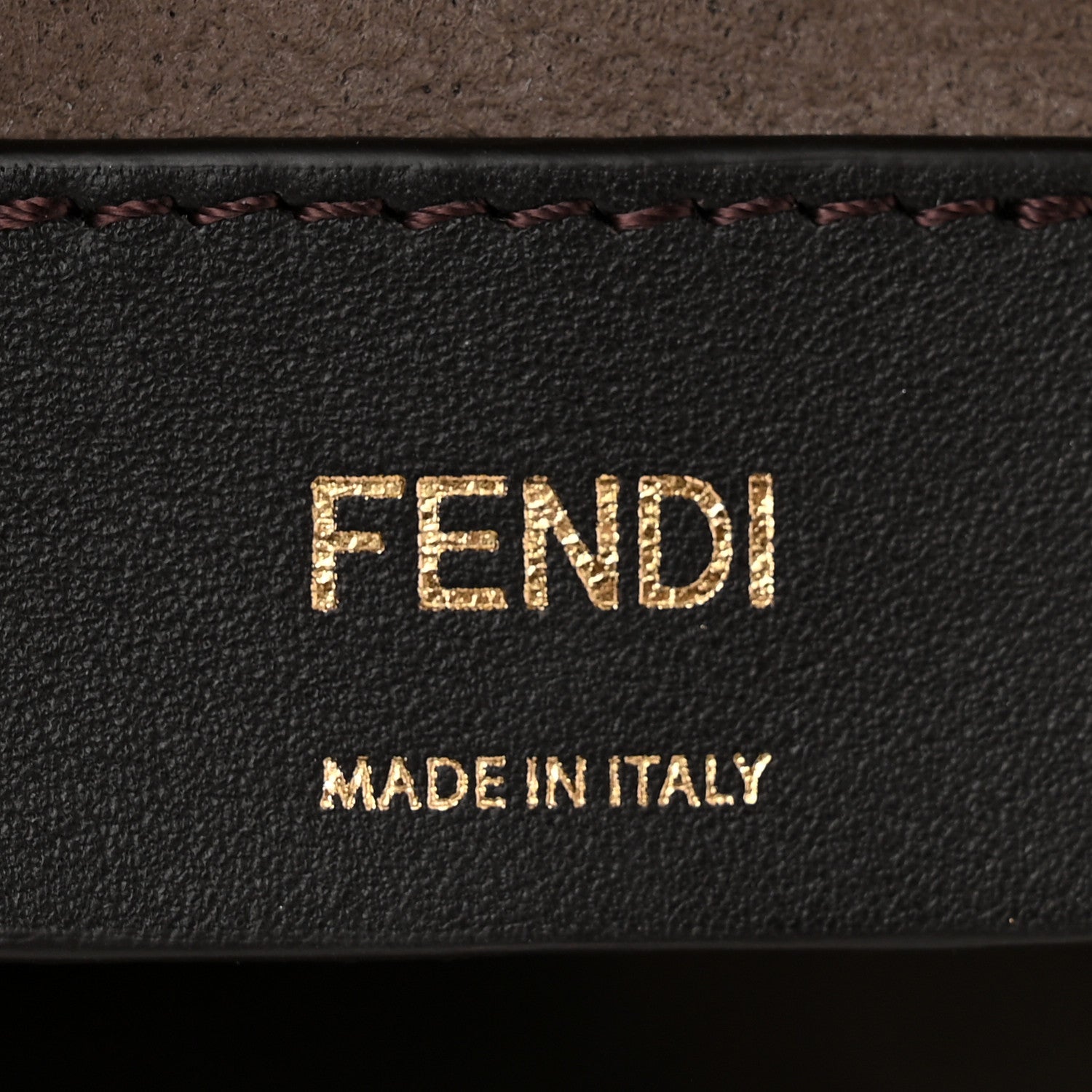 Fendi Vitello Liberty F is Fendi Bi-Color FF 1974 Embossed Mini Mon Tresor Bucket Bag Maya Black 6 of 11