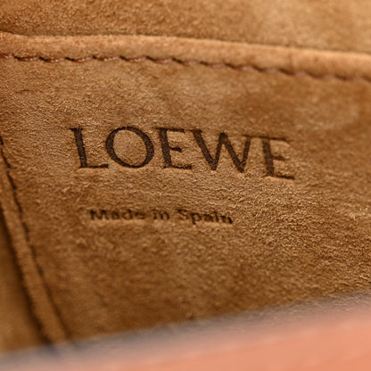 Loewe Calfskin Jacquard Mini Gate Dual Bag Tan 6 of 10