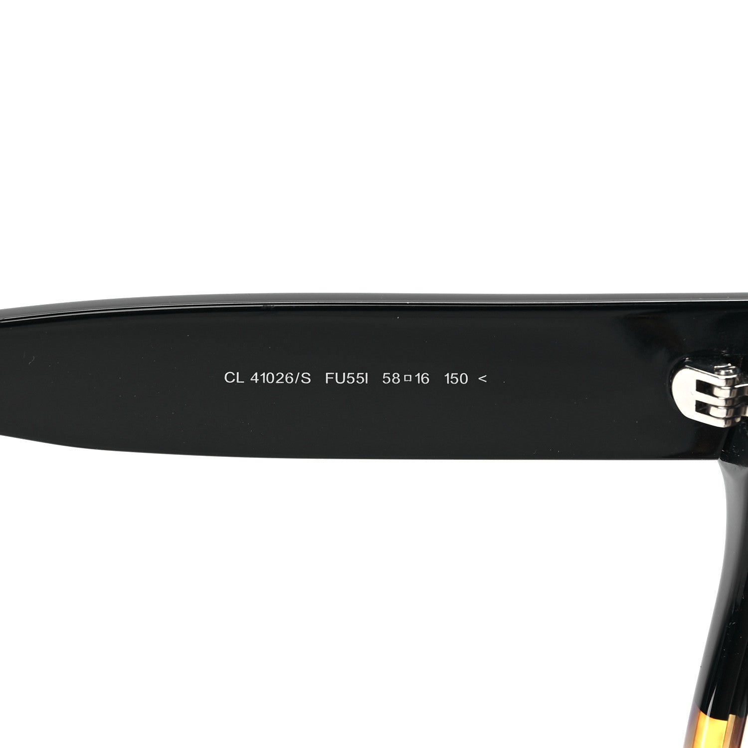 Celine Shadow Sunglasses CL 41026/S Black Havana 6 of 6