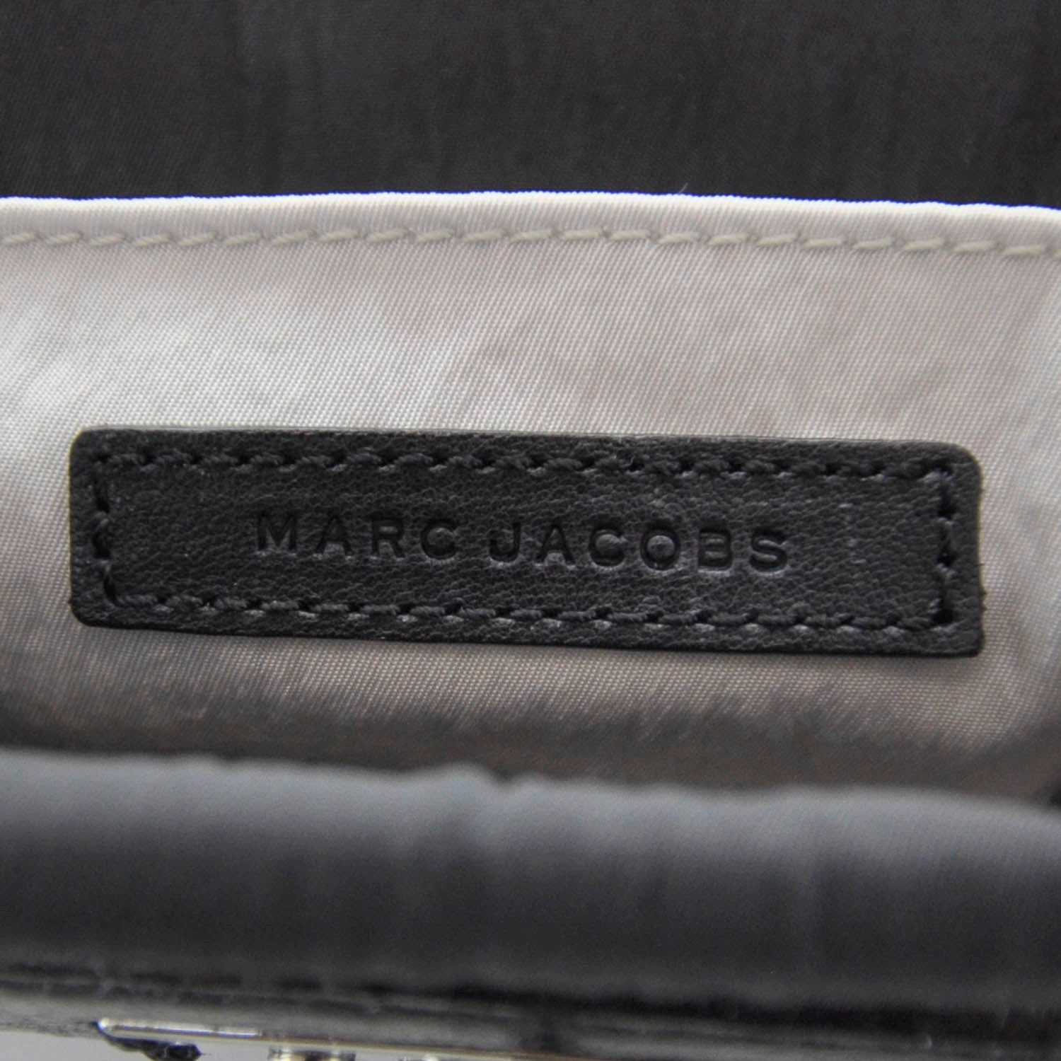 Marc Jacobs Nylon Lucky Love Oversized Clutch Bag Black 9 of 10