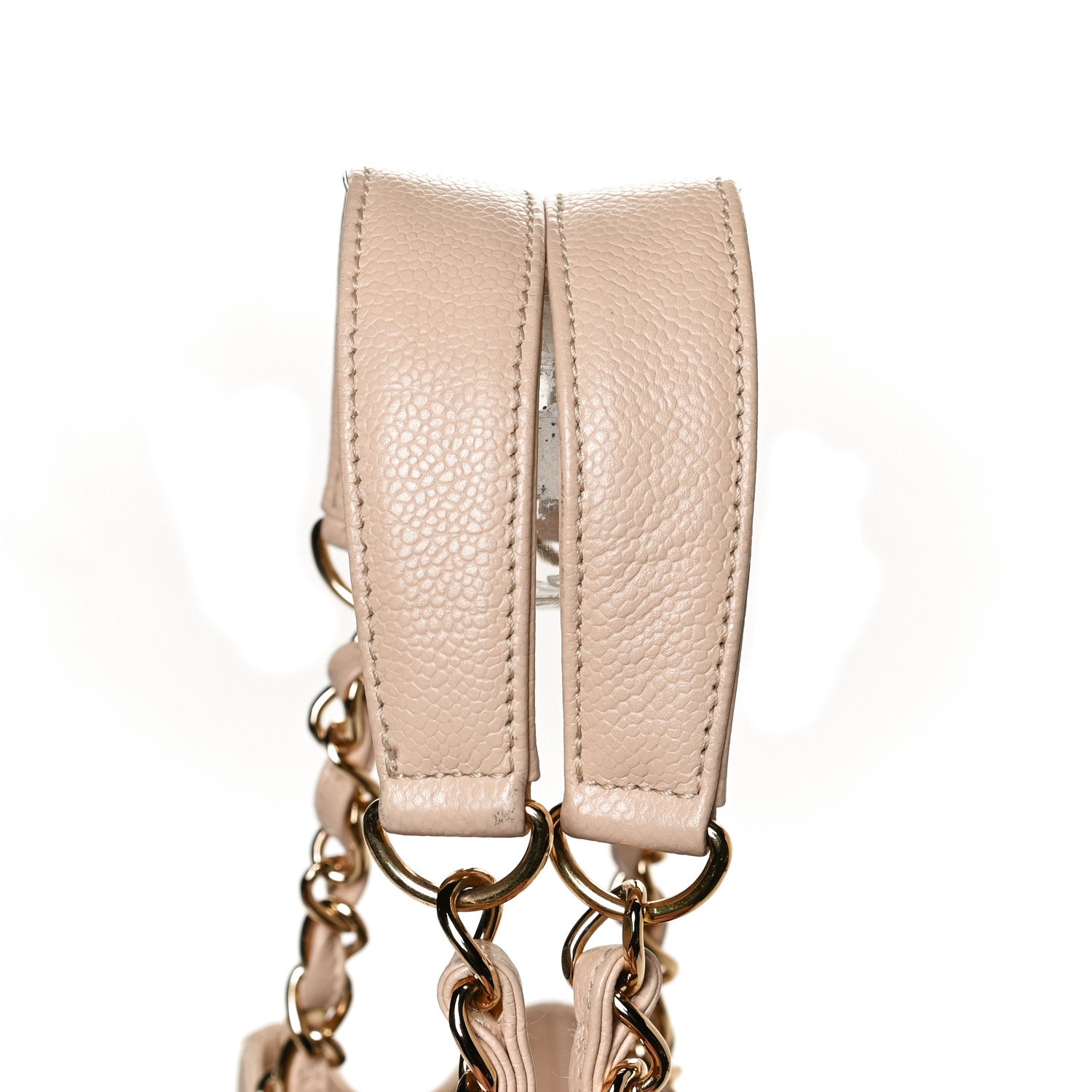Chanel Caviar Quilted Grand Shopping Tote GST Beige Clair 12 of 15