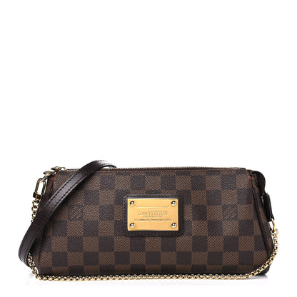Louis Vuitton Damier Ebene Eva Clutch 1 of 13
