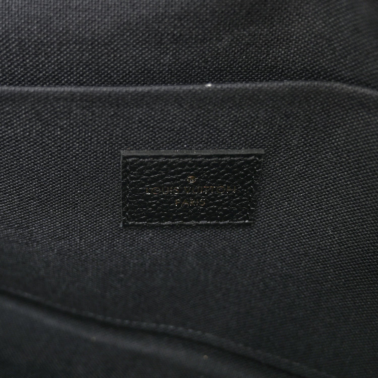 Louis Vuitton Empreinte Pochette Felicie Chain Wallet Black 7 of 10