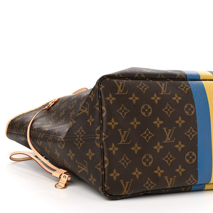 Louis Vuitton Monogram My LV Heritage Neverfull GM White Bleu Clair 8 of 9