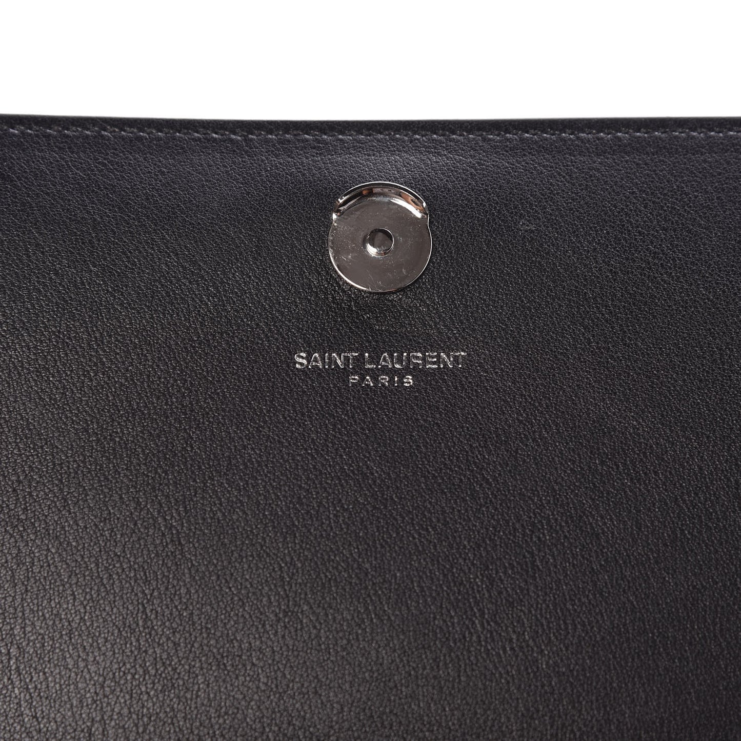 Calfskin Embellished Medium Monogram Kate Satchel Black