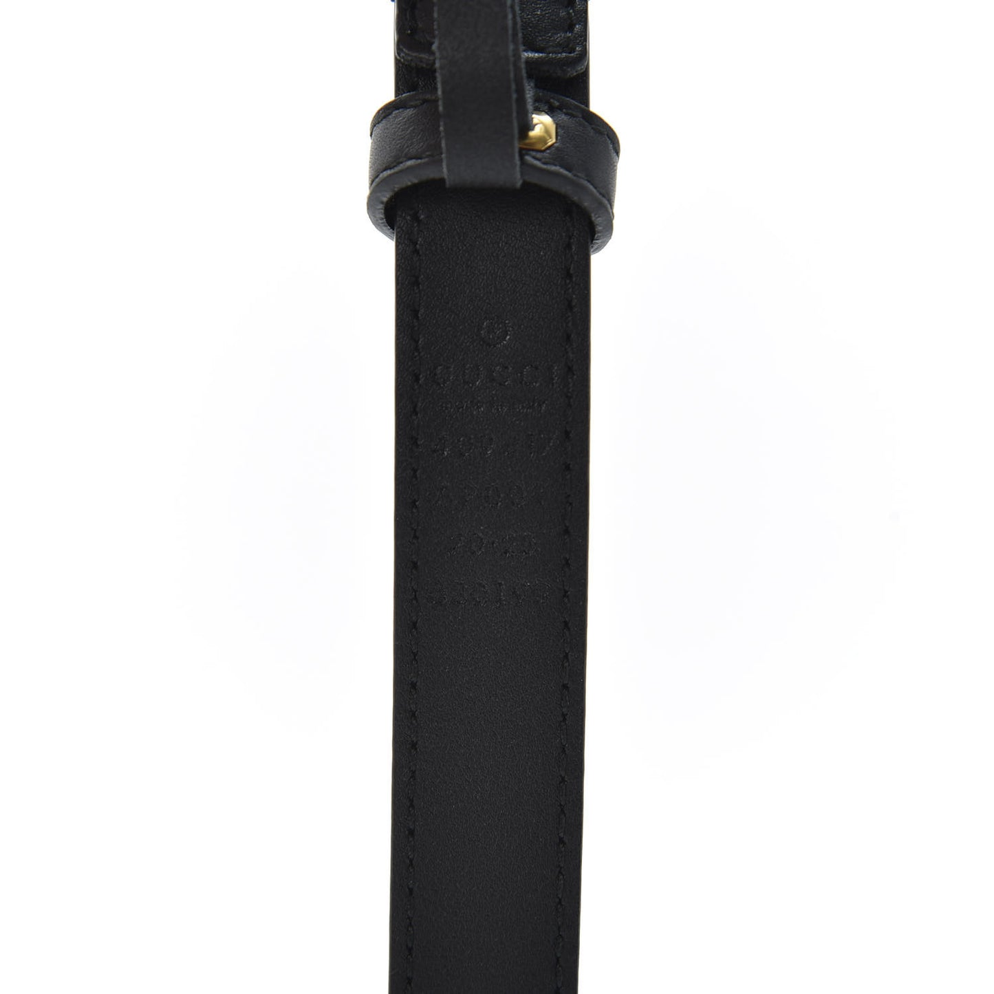 Calfskin Double G 20mm Belt 70 28 Black