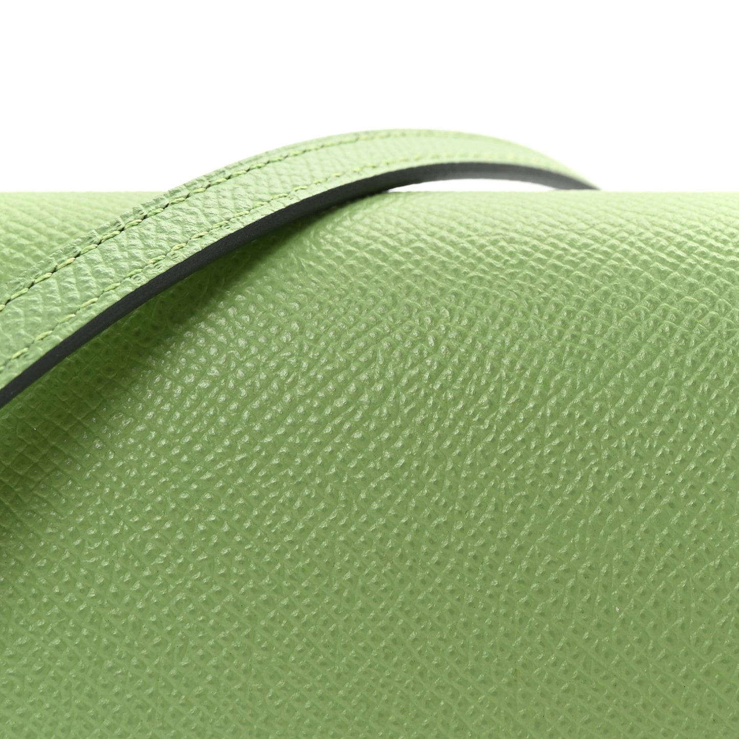 Epsom Alligator Lizard Constance Wallet To Go Vert Criquet Cactus Beige Sable Ombre