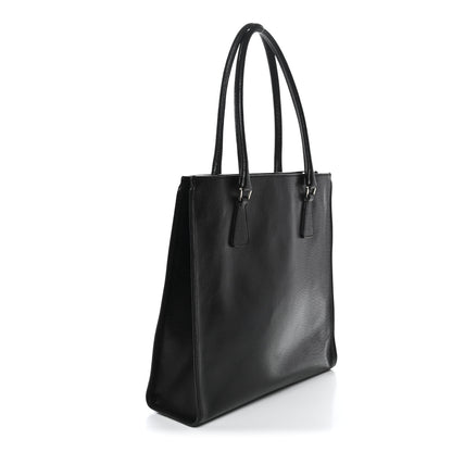 Prada Cinghiale Triangle Tote Black 3 of 13