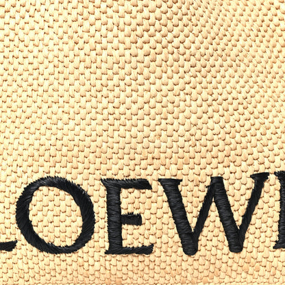 Loewe Raffia Large Paula's Ibiza Logo Tote Natural Tan 6 of 8