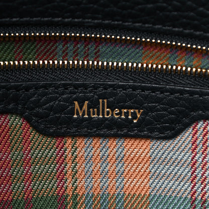 Mulberry Classic Grain Calfskin Belted Bayswater Tote Black 14 of 20