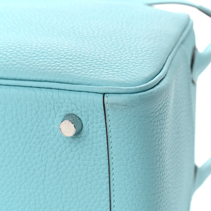Hermes Taurillon Clemence Lindy 26 Bleu Atoll 11 of 12