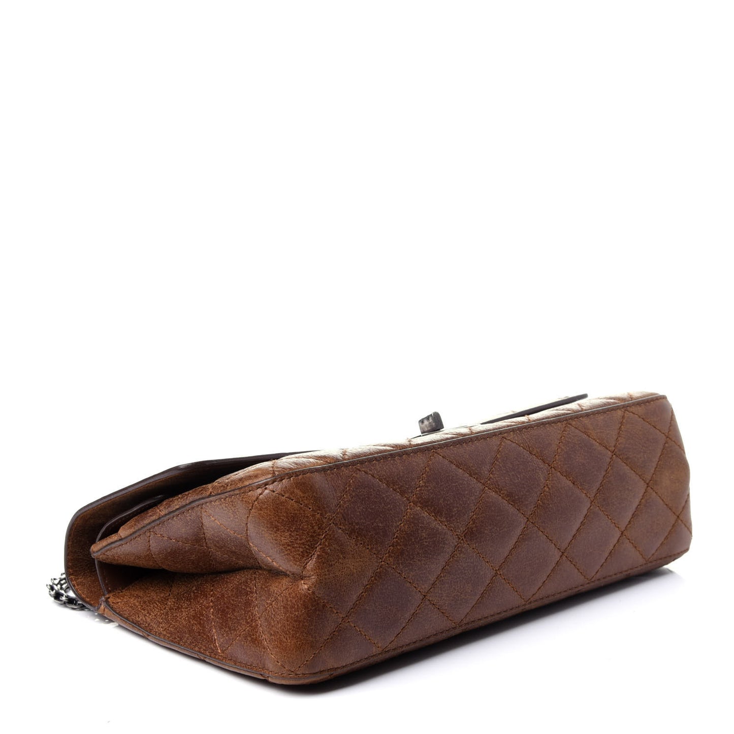Aged Calfskin Quilted 2.55 Reissue 226 Flap Light Brown