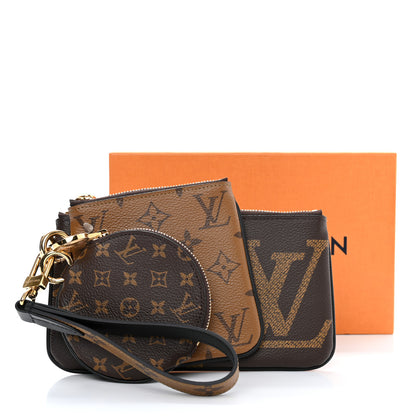 Louis Vuitton Reverse Monogram Giant Trio Pouch 10 of 10