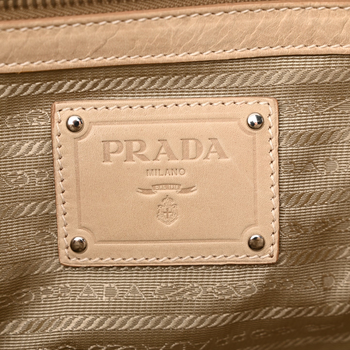 Nappa New Look Tote Beige