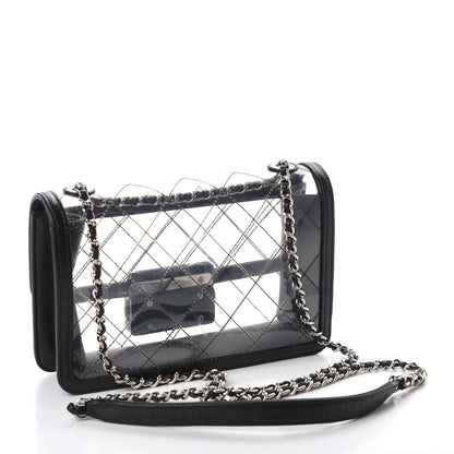 Chanel PVC Lambskin Quilted Beauty Lock Flap Black 3 of 11