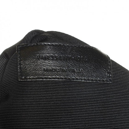 Saint Laurent Grain De Poudre Matelasse Chevron Monogram Shopping Bag Black 14 of 36