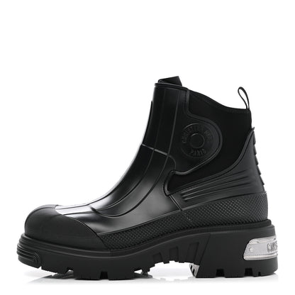 Christian Dior Neoprene Rubber Dior Genesis 30mm Ankle Boots 40 Black 1 of 8