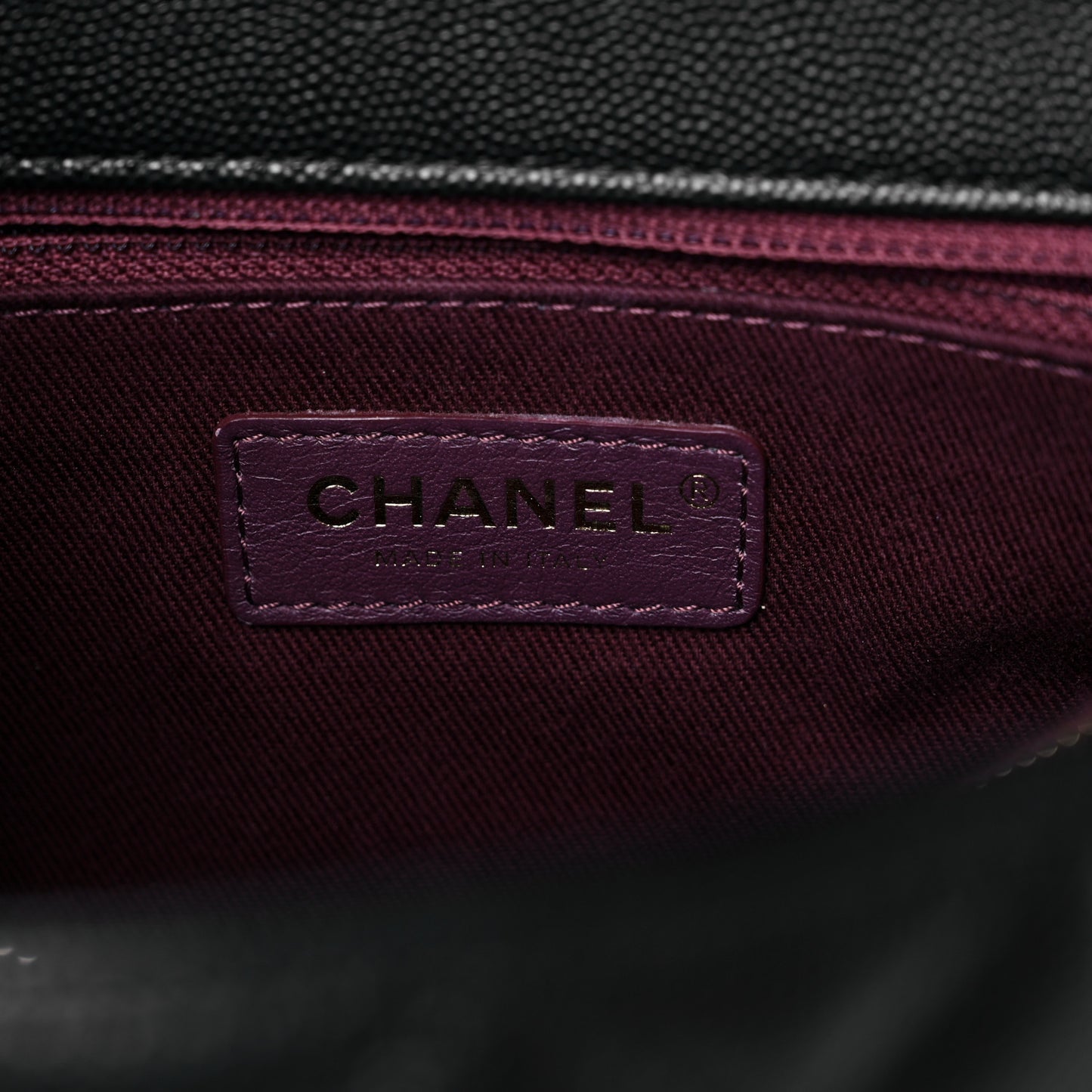 Caviar Quilted Small Coco Handle Flap Black