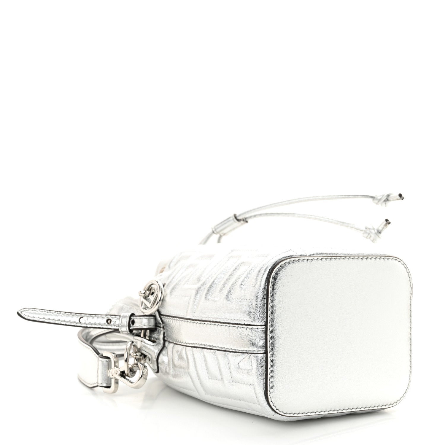 Fendi X MARC JACOBS Agnello Laminato Trapunta FF Mini Mon Tresor