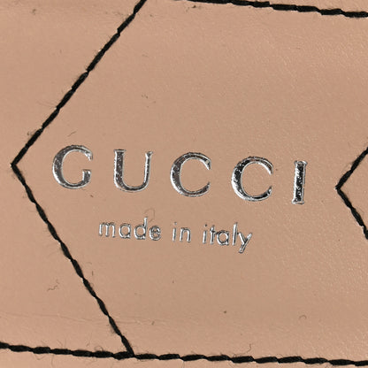 Gucci Calfskin Glitter Double G Slingback Flats 39 Silver Black 7 of 8