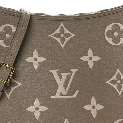 Louis Vuitton Empreinte Monogram Giant Loop Hobo Dove Gray Cream 7 of 9