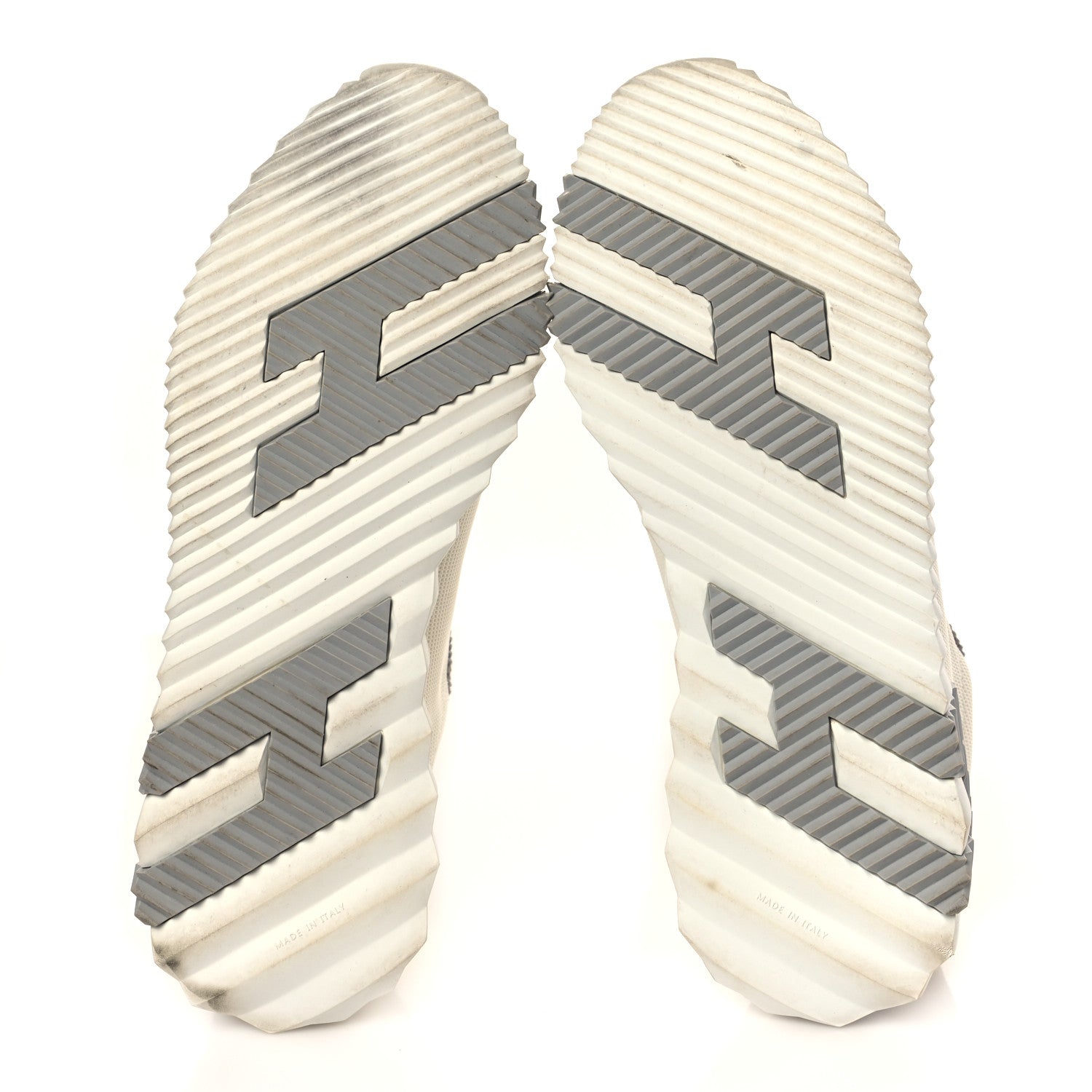Hermes Technical Canvas Suede Goatskin Bouncing Sneakers 40.5 White Multicolor 5 of 7
