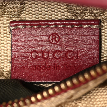 Gucci GG Monogram Double Pocket Belt Bag Red 8 of 13