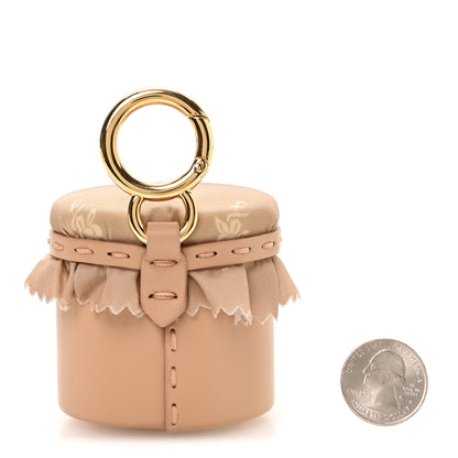 Fendi Calfskin Miele Bag Charm Beige 2 of 4