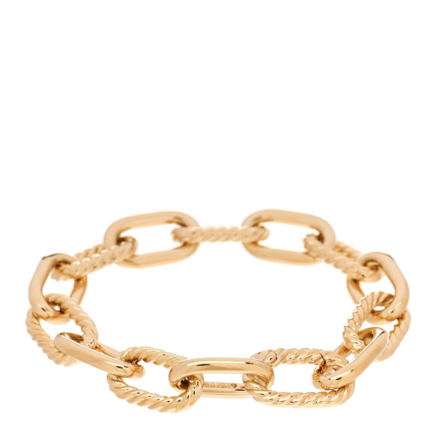 18K Yellow Gold 11mm Madison Classic Chain Bracelet