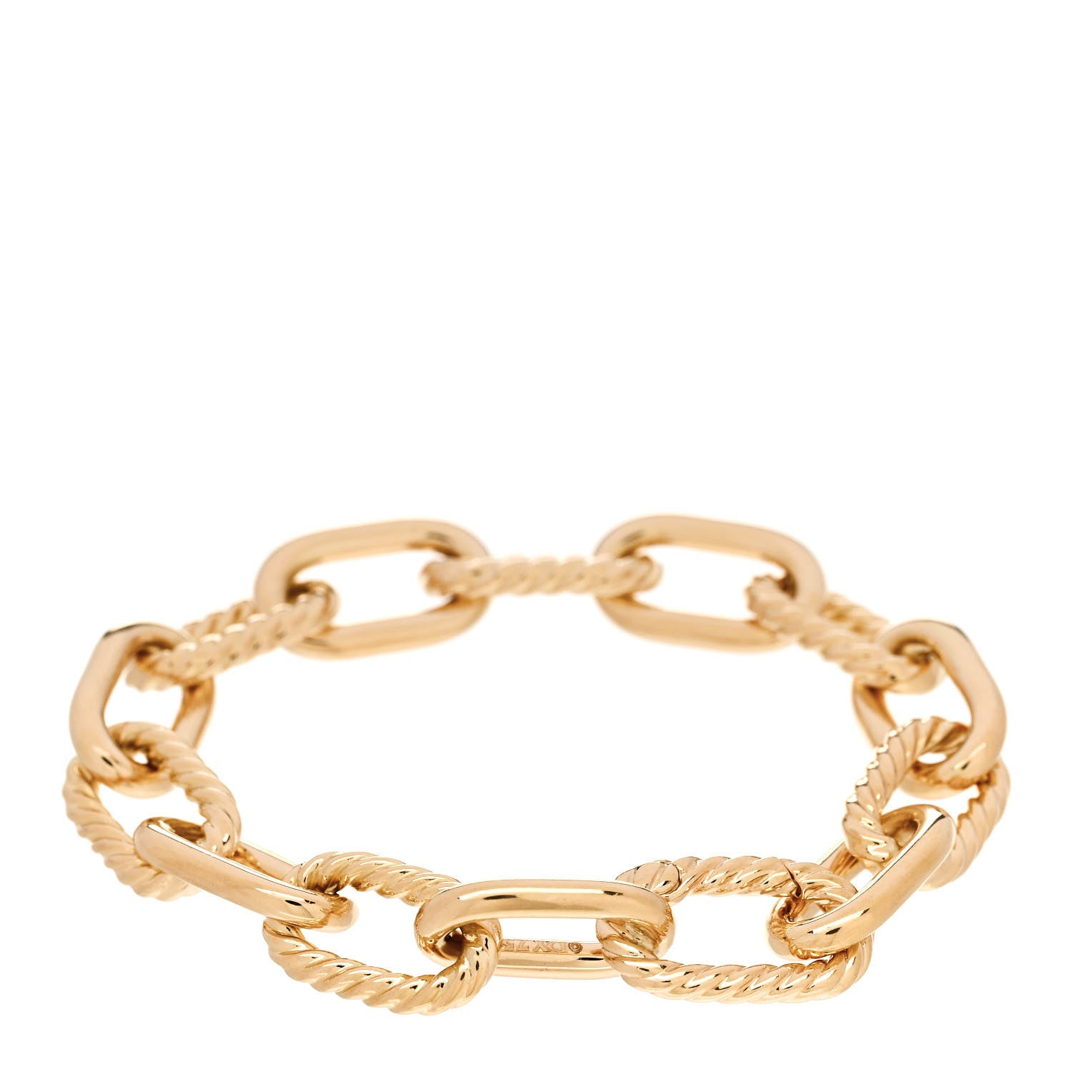David Yurman 18K Yellow Gold 11mm Madison Classic Chain Bracelet 2 of 3