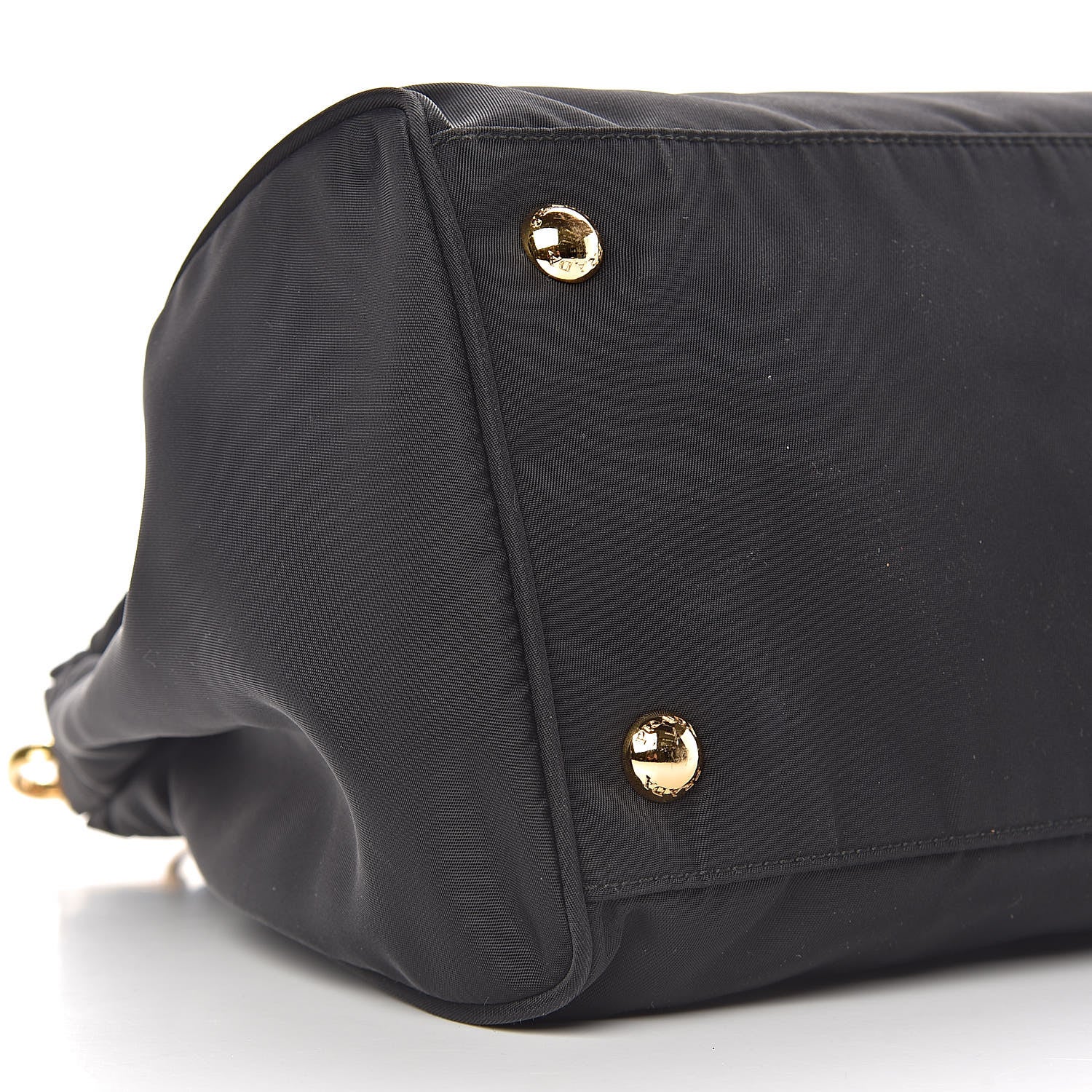 Prada Tessuto Nylon Saffiano Shopping Satchel Black 9 of 11
