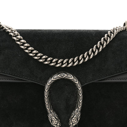 Gucci Suede Small Dionysus Shoulder Bag Black 8 of 11