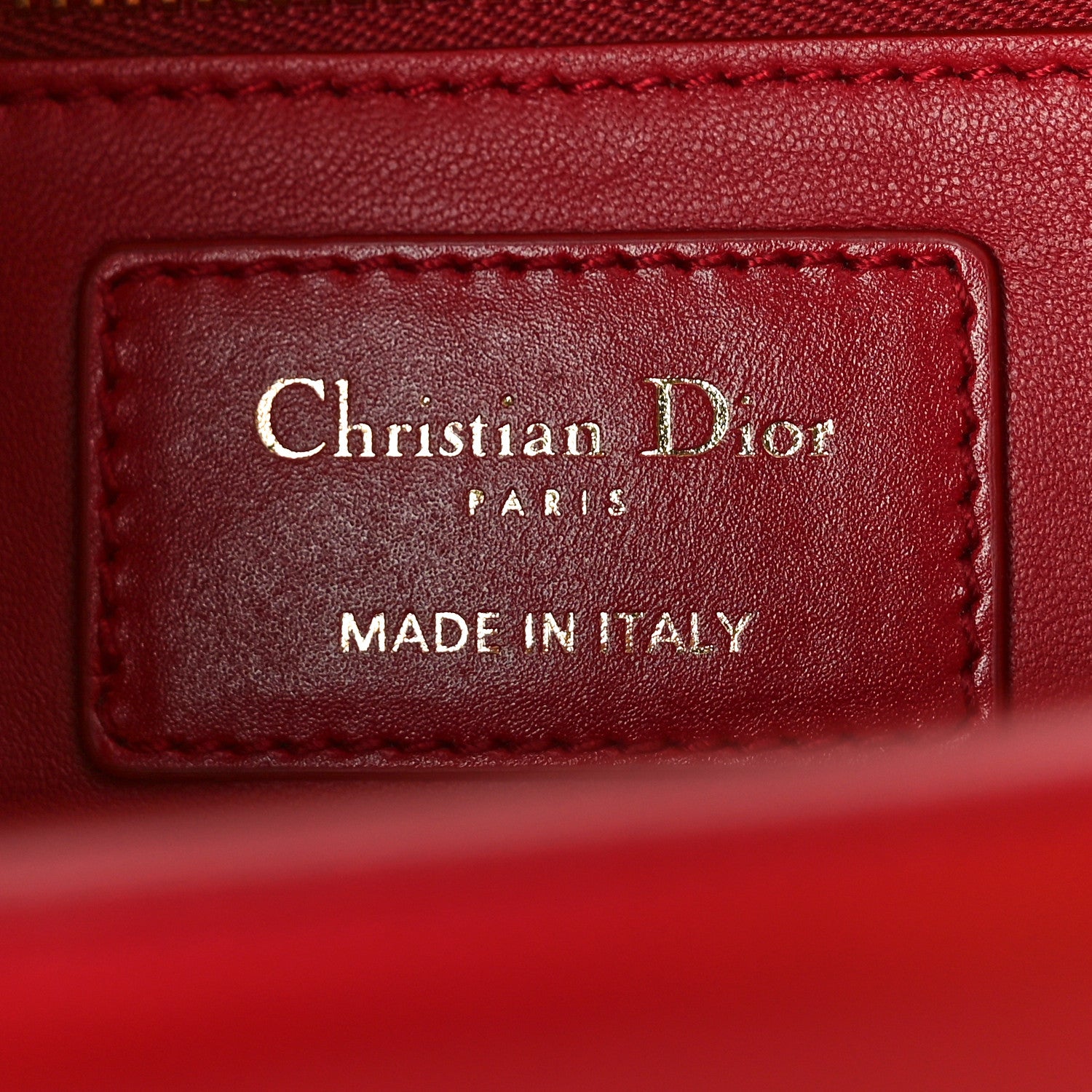 Christian Dior Smooth Calfskin 30 Montaigne Flap Bag Red 6 of 9