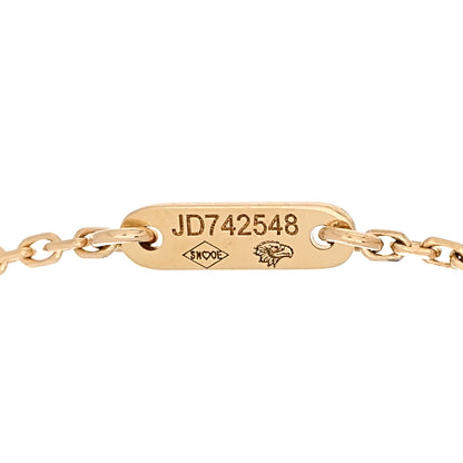 Van Cleef & Arpels 18K Yellow Gold Mother of Pearl Sweet Alhambra Bracelet 3 of 5