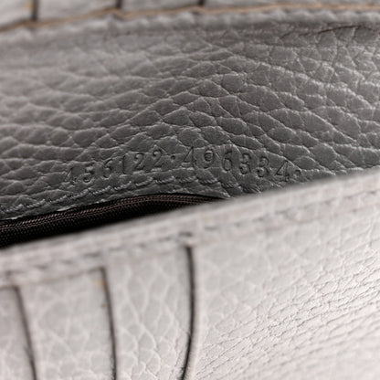 Gucci Dollar Calfskin Double G French Flap Wallet Grey 7 of 12