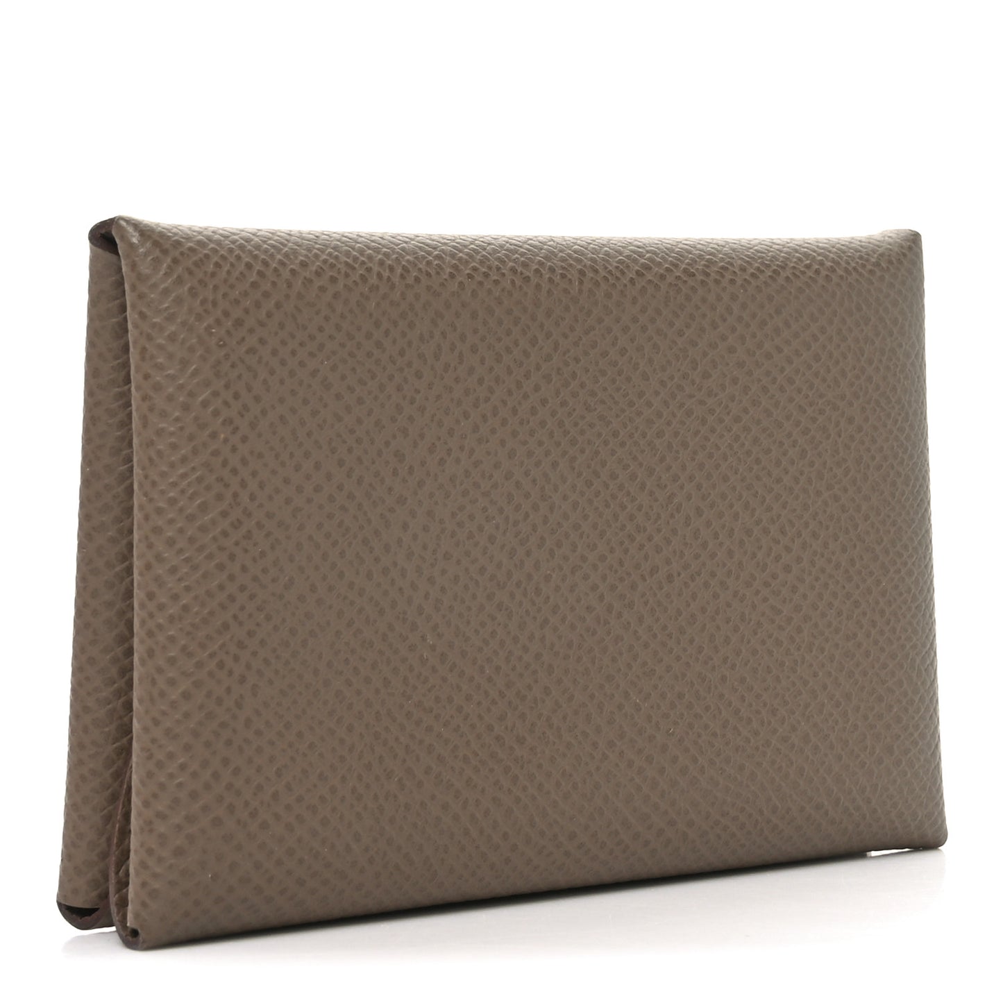 Epsom Calvi Duo Card Case Etoupe