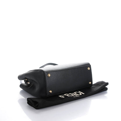 Fendi Vitello Elite Petite 2Jours Tote Black 4 of 7