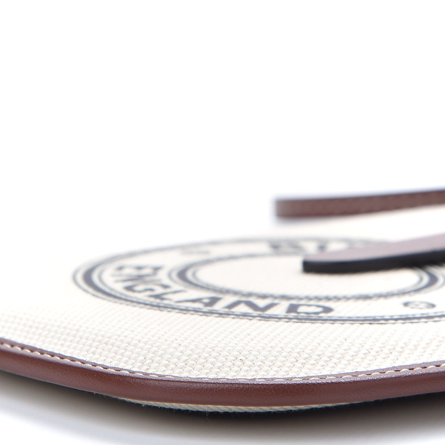 Burberry Canvas Callfskin Anne Phone Case With Strap White Tan 6 of 9