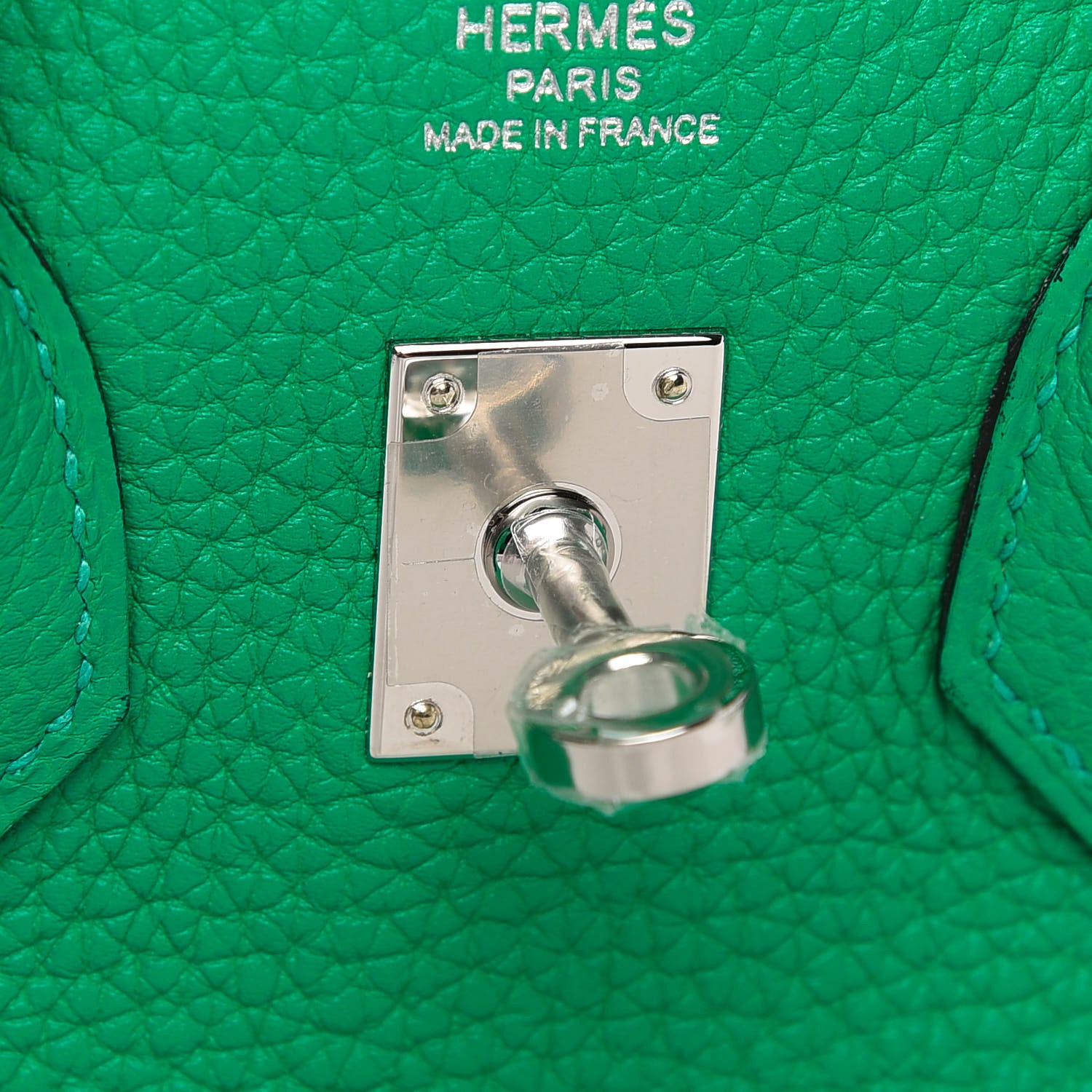 Hermes Togo Verso Birkin 25 Menthe Vert Bosphore 23 of 35