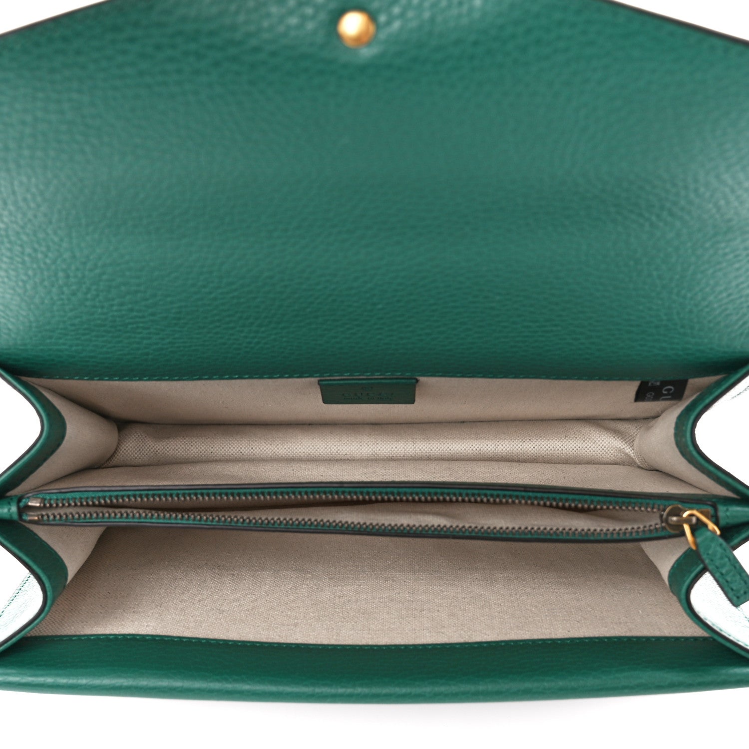Gucci Pebbled Calfskin Small Dionysus Shoulder Bag Emerald 5 of 14