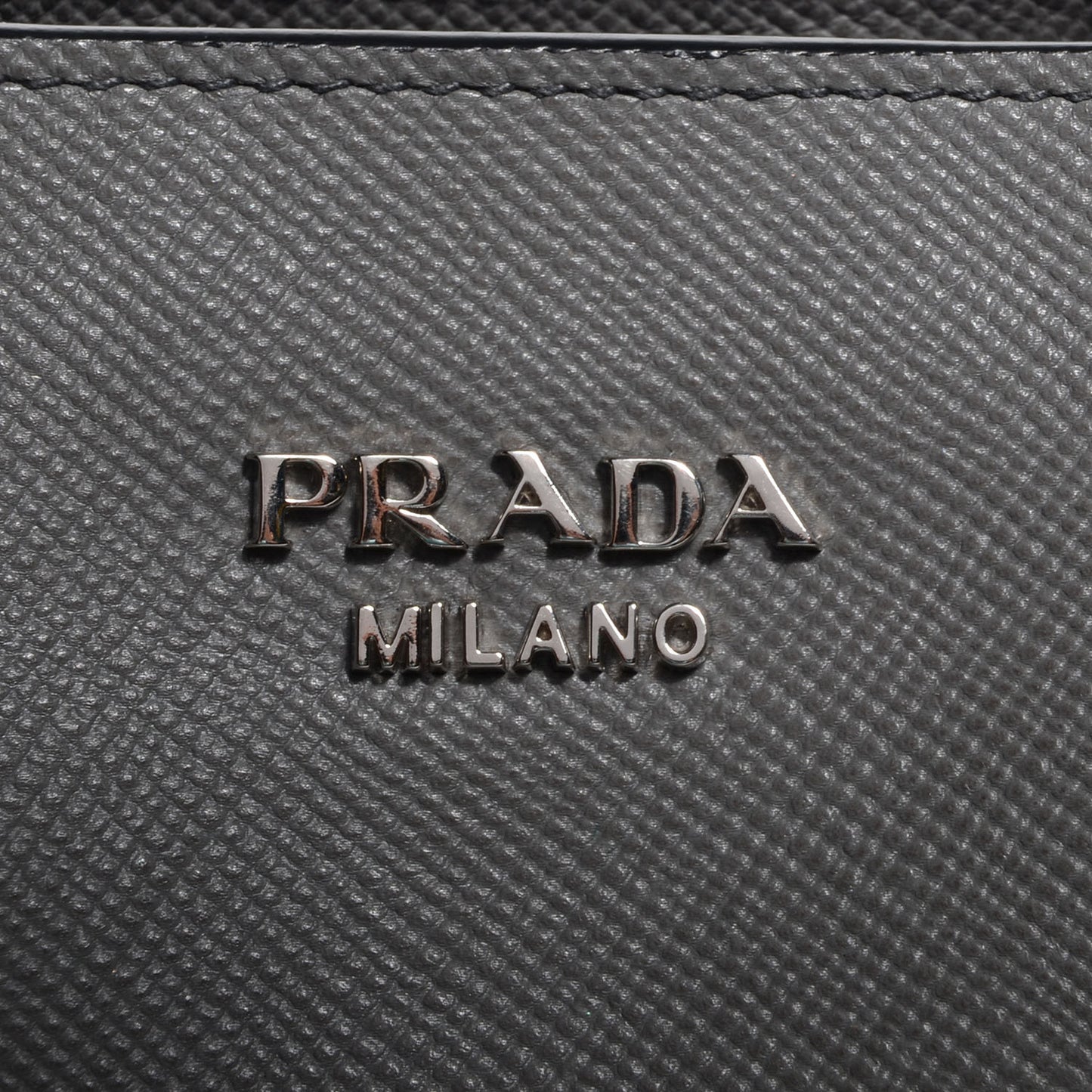 Saffiano Cuir Front Pocket Tote Marmo