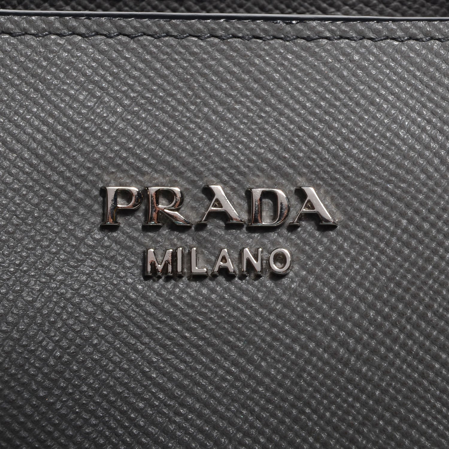 Prada Saffiano Cuir Front Pocket Tote Marmo 10 of 10