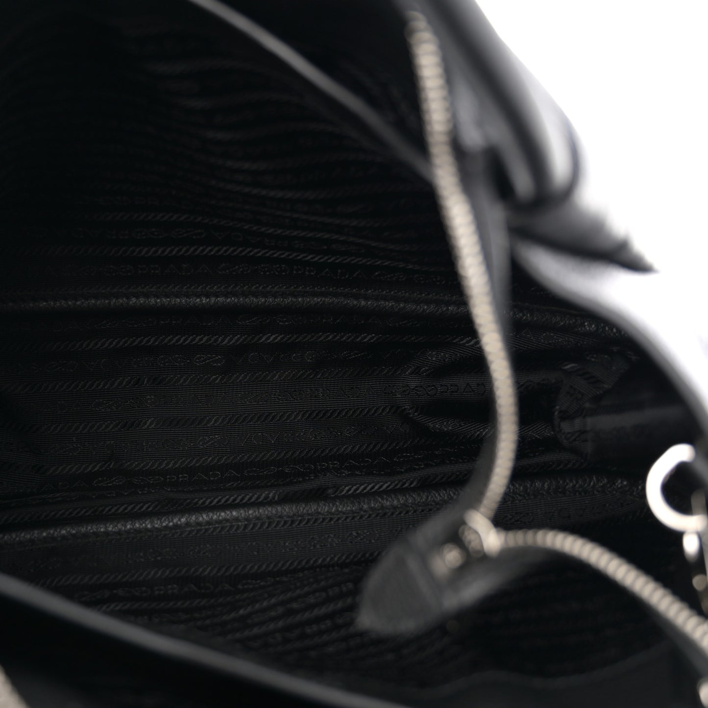 Vitello Daino Soft Medium Zippered Top Handle Bag Black
