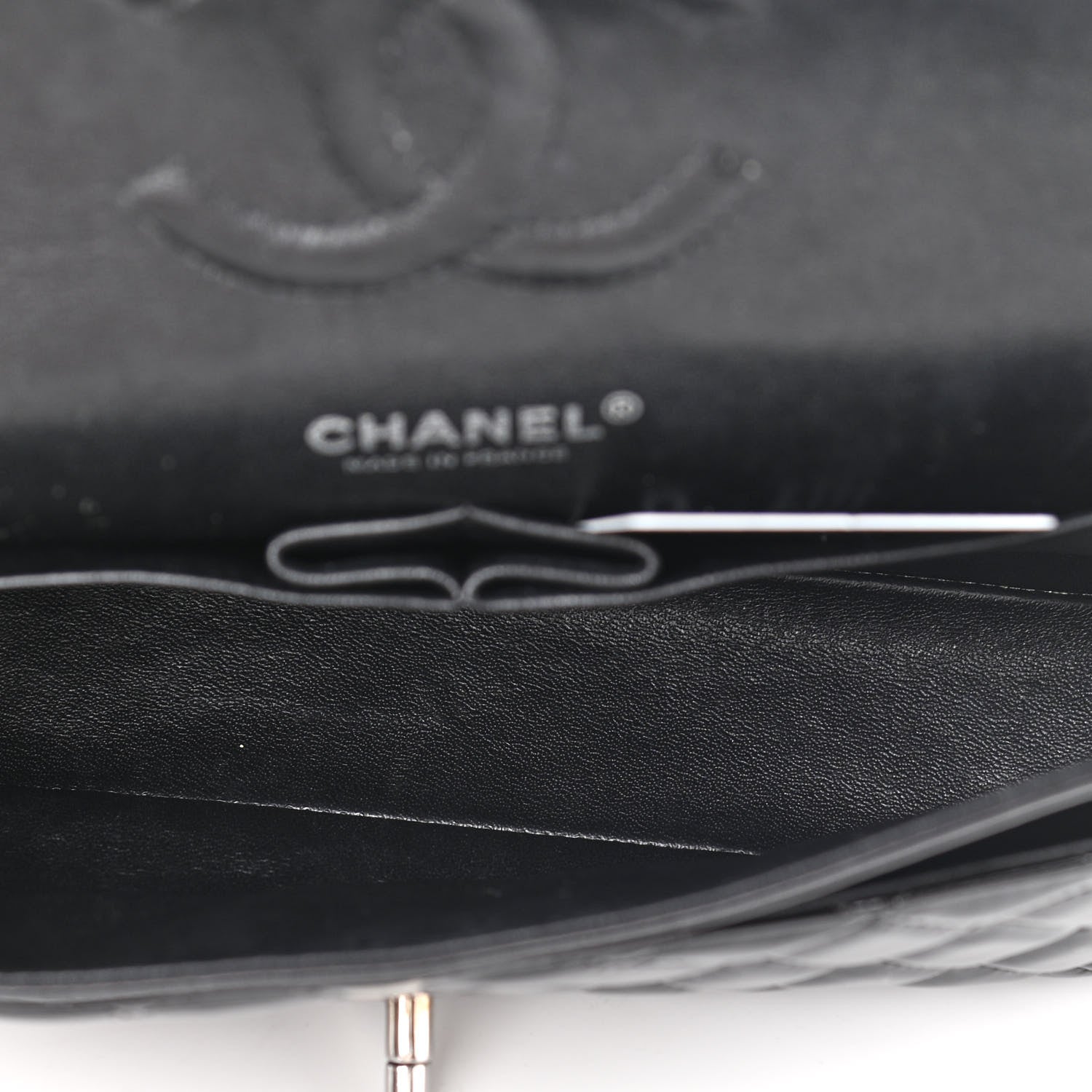Chanel Patent Quilted Medium Double Flap Black 5 of 13