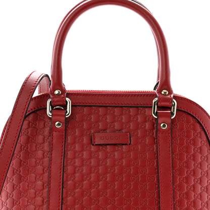 Gucci Soft Microguccissima Mini Dome Bag Rosso 8 of 10